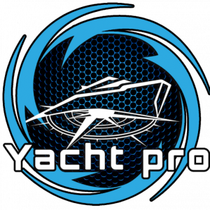 Logo oficial de YachtPro Spain en color azul