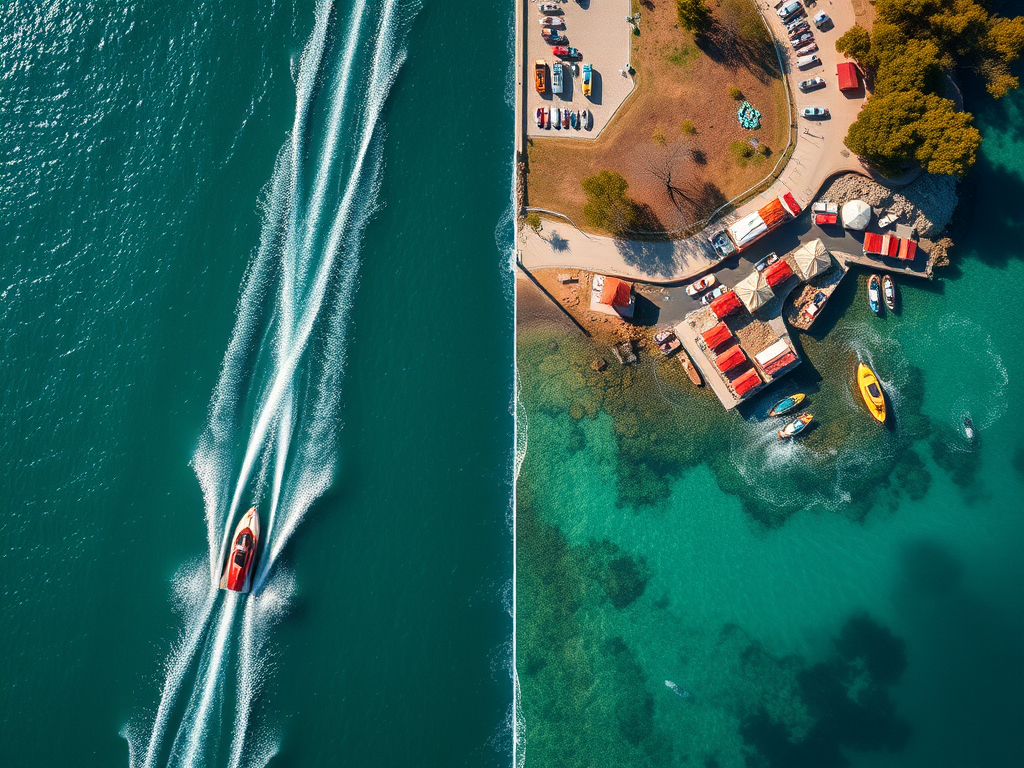 Circuito de Jet Ski con boyas en Costa del Sol